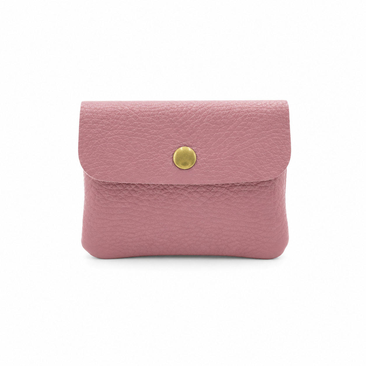 Small Leather Purse, Dusty Pink
