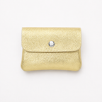 Small Leather Purse, Gold