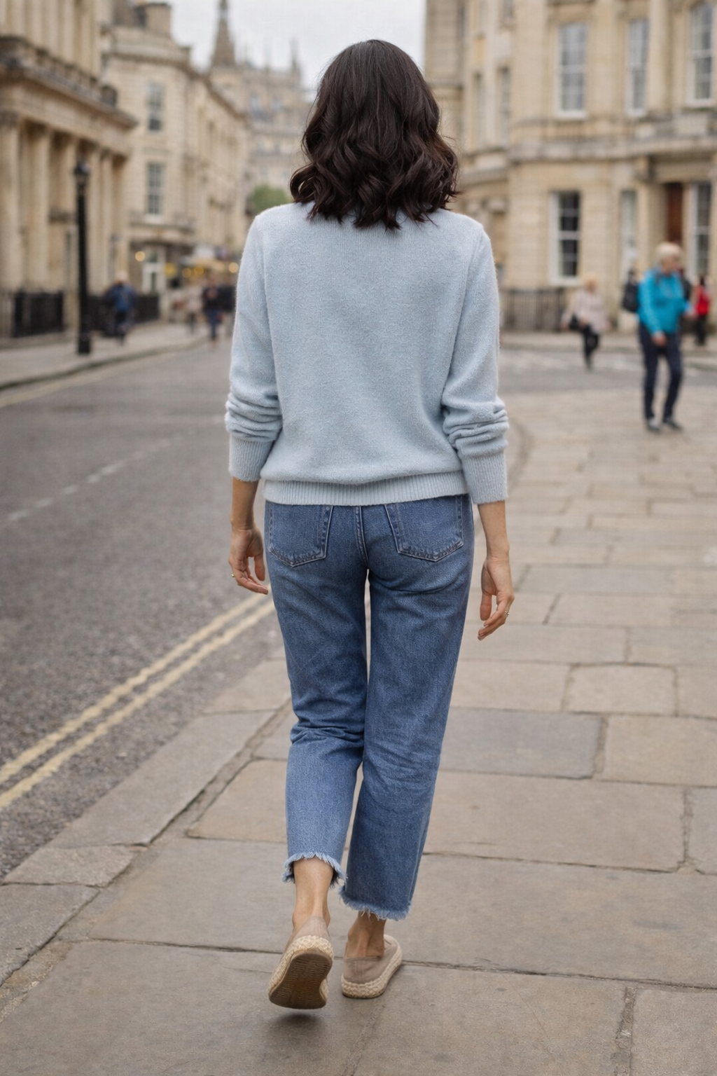 Cheltenham Cardigan, Pale Blue
