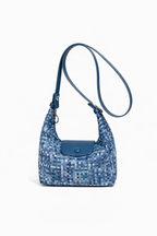 Gemini Handbag, Blue Mosaic