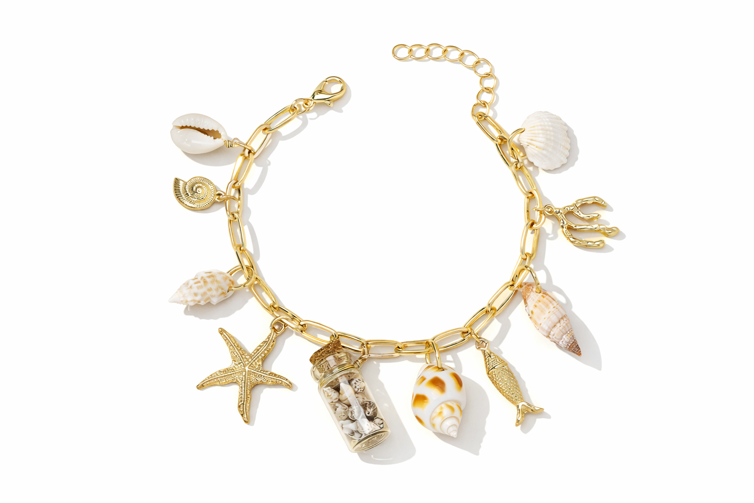 Kailani Bracelet, Ocean Charms