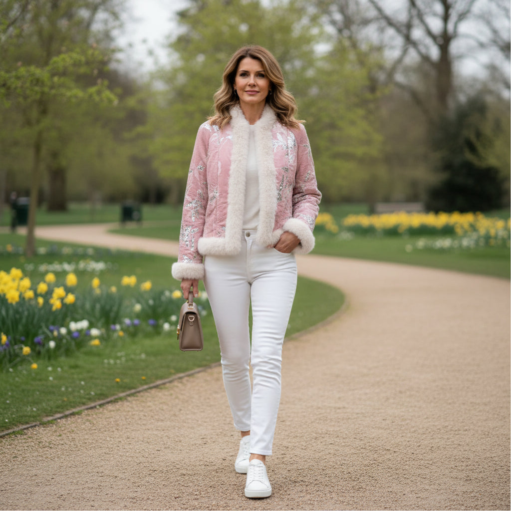 Lunar Jacket, Blush Pink