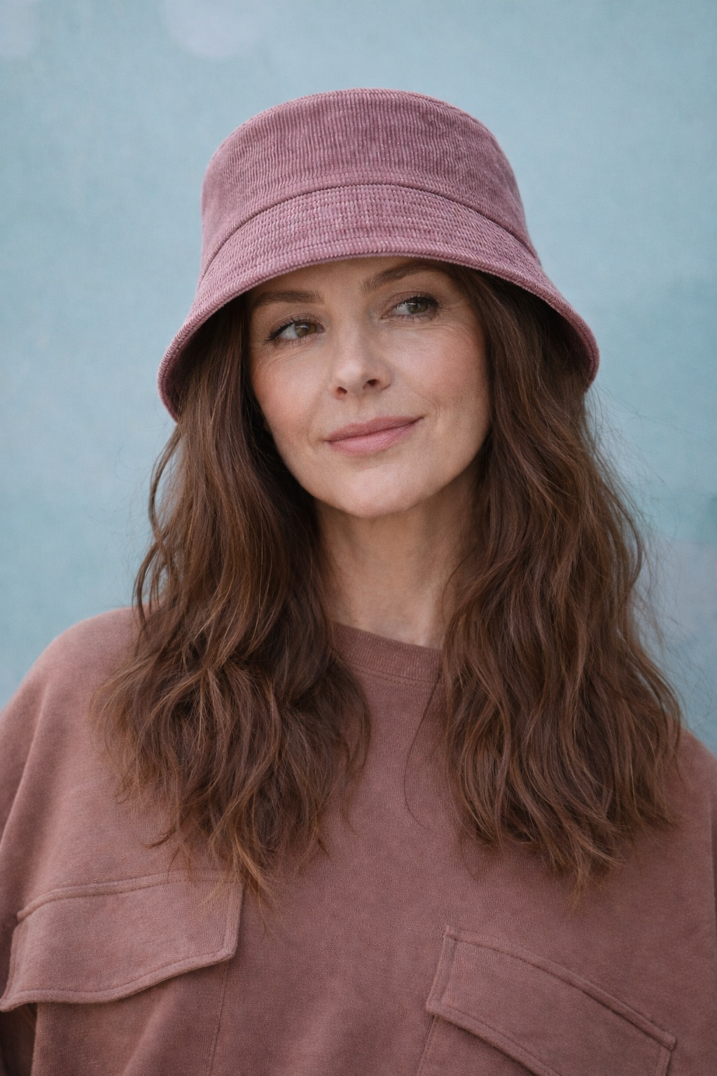 Maggie Bucket Hat, Dusty Pink