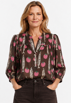 Tanya Tomato Shirt, Brown