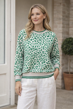 Zeena Top, Green print