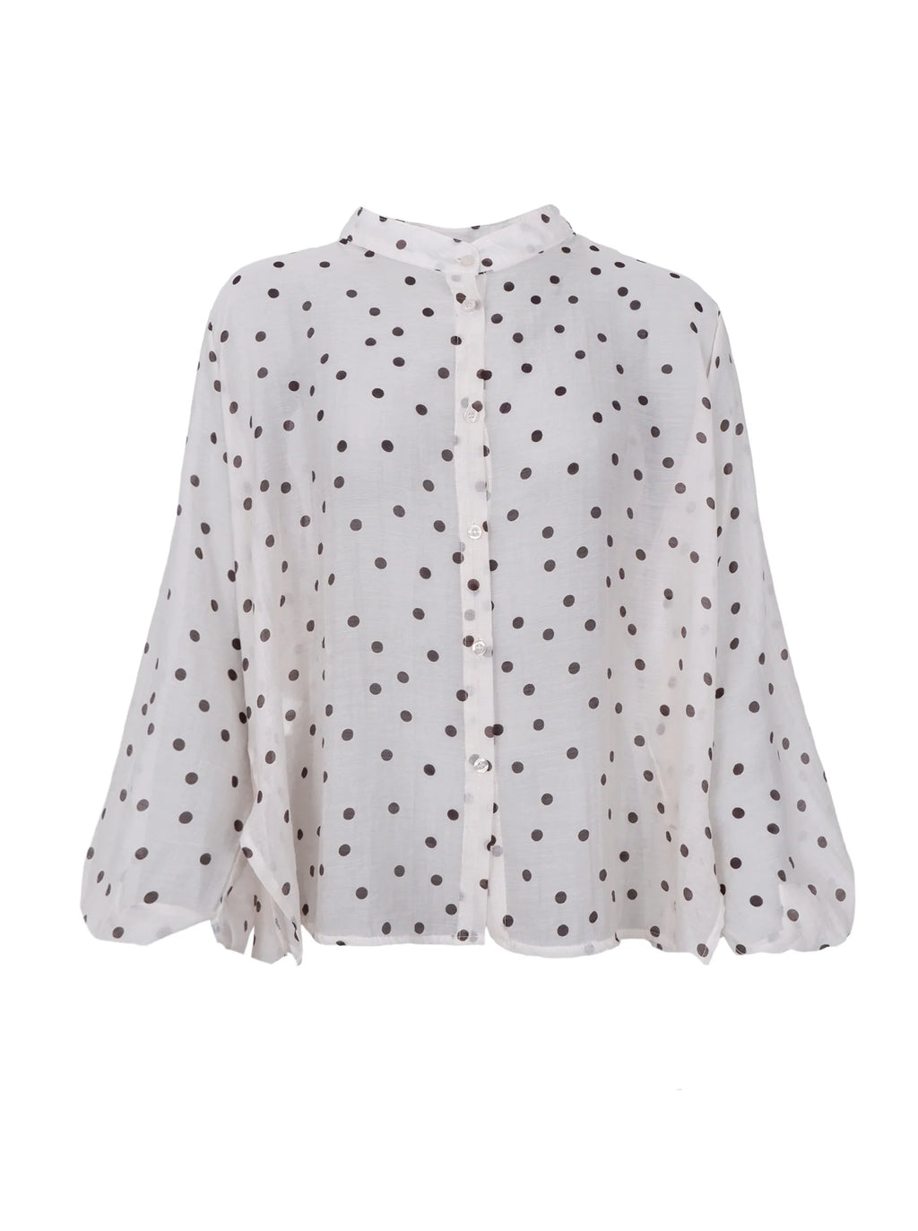 Amila Dotty Shirt, Off-White