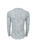 Annie Shimmer Mesh Blouse, Green