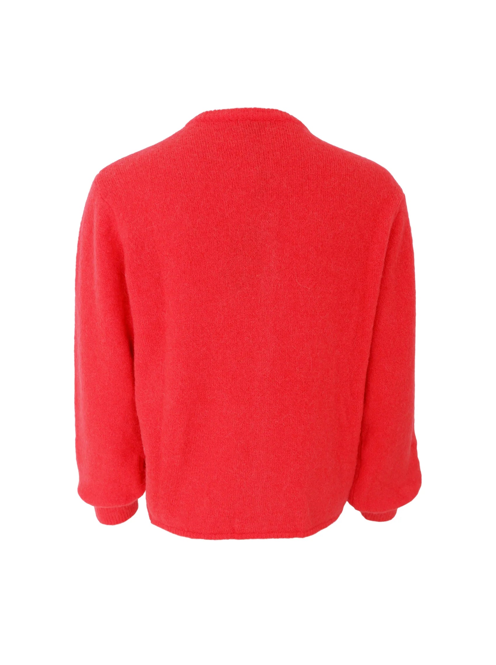 Bella Knit Cardigan, Coral Red