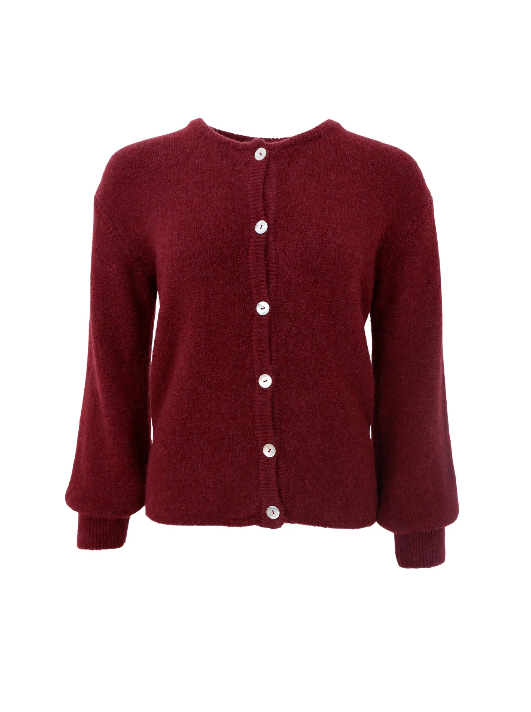 Bella Knit Cardigan, Plum