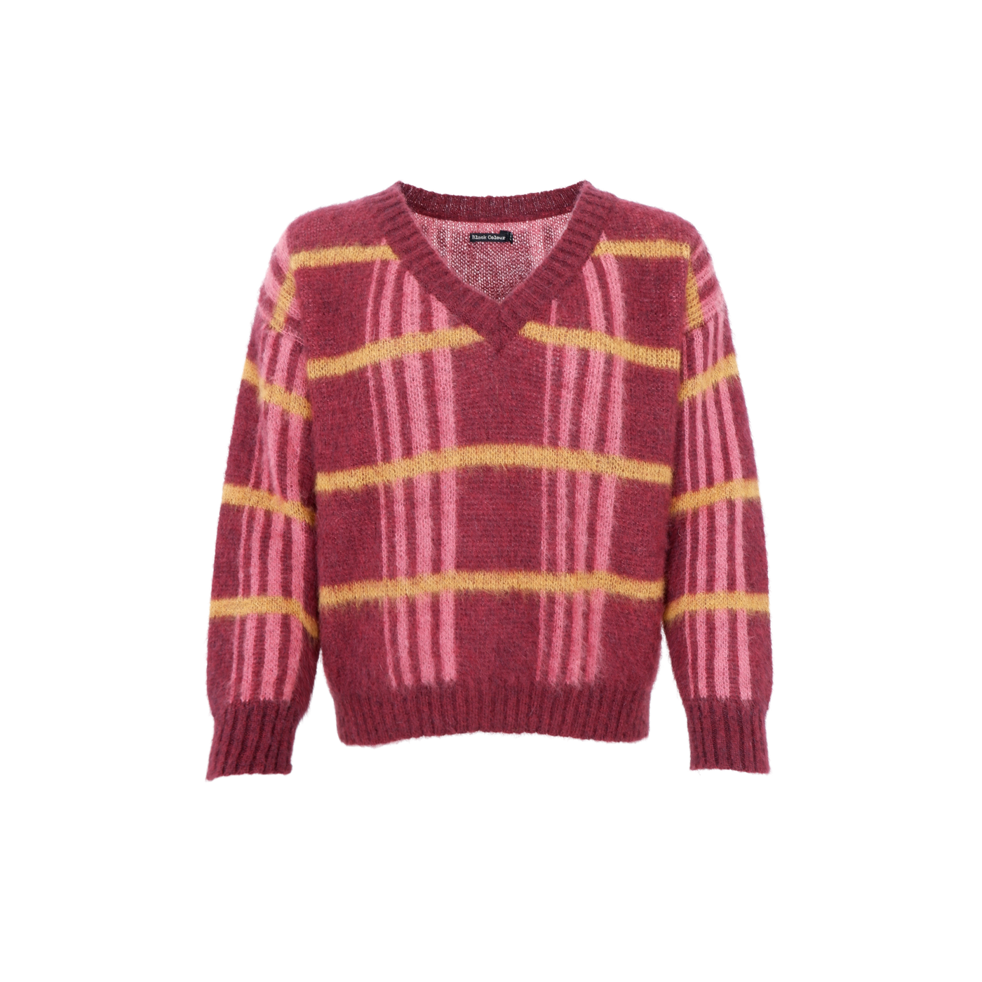 Erna V-Neck Jumper, Burgundy