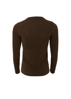 Faye Lurex Long-Sleeved Top, Chocolate