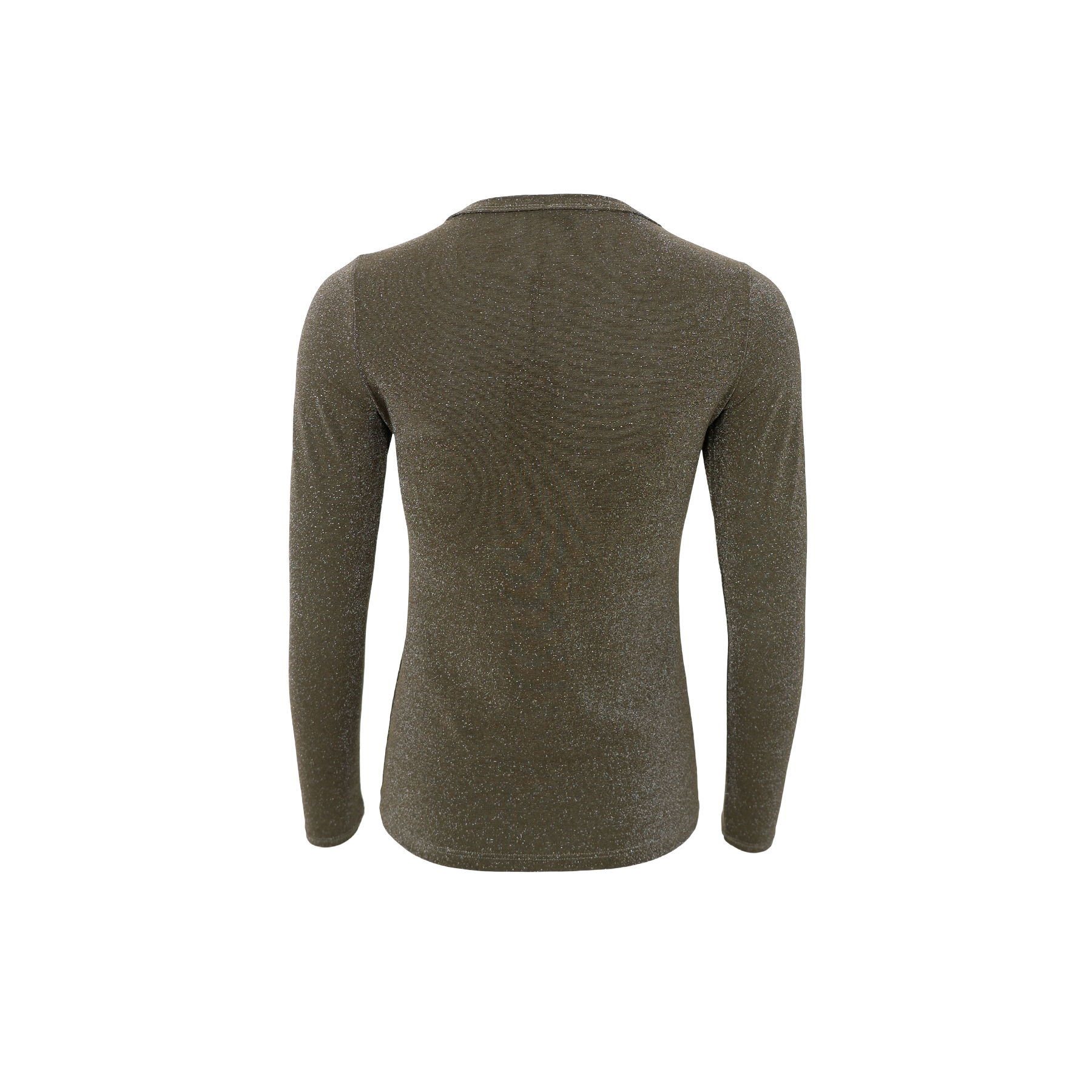 Faye Lurex Long-Sleeved Top, Hunter Green