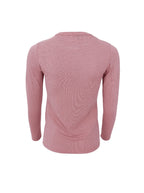 Faye Lurex Long-Sleeved Top, Rose