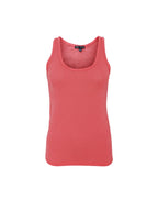 Faye Lurex Vest Top, Coral Red