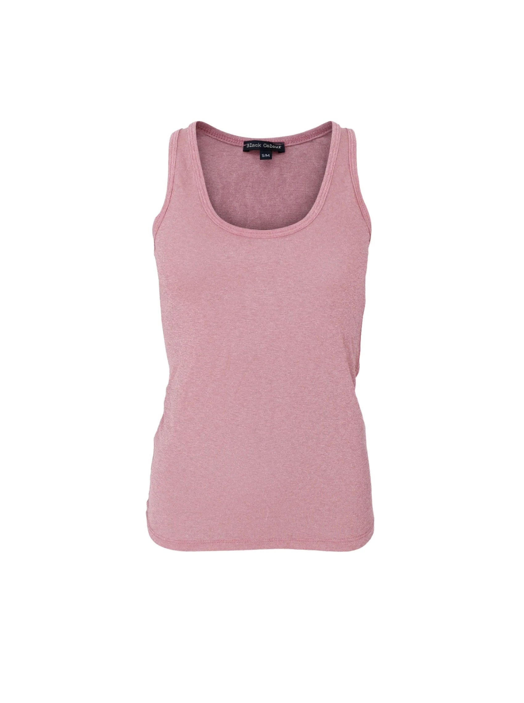 Faye Lurex Vest Top, Rose
