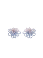 Ingrid Earrings, Light Blue