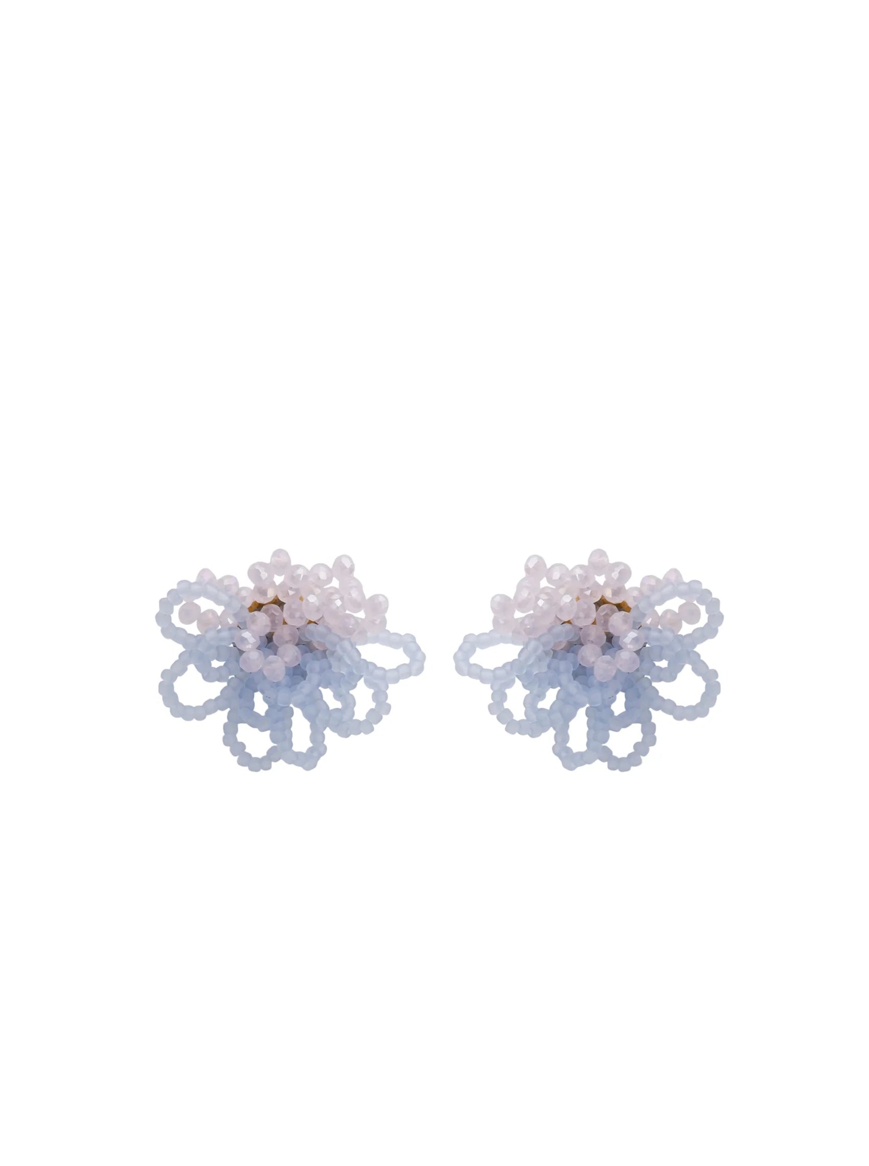 Ingrid Earrings, Light Blue