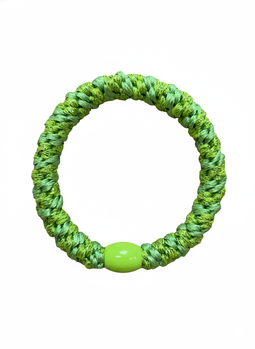 Kally Hair/Bracelet Elastic, Bright Green