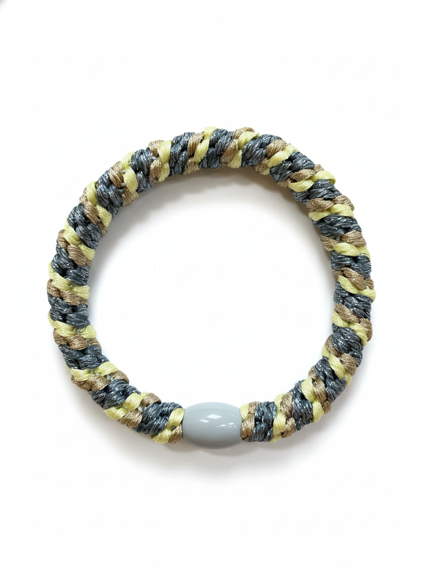 Kally Hair/Bracelet Elastic, Frosted Almond