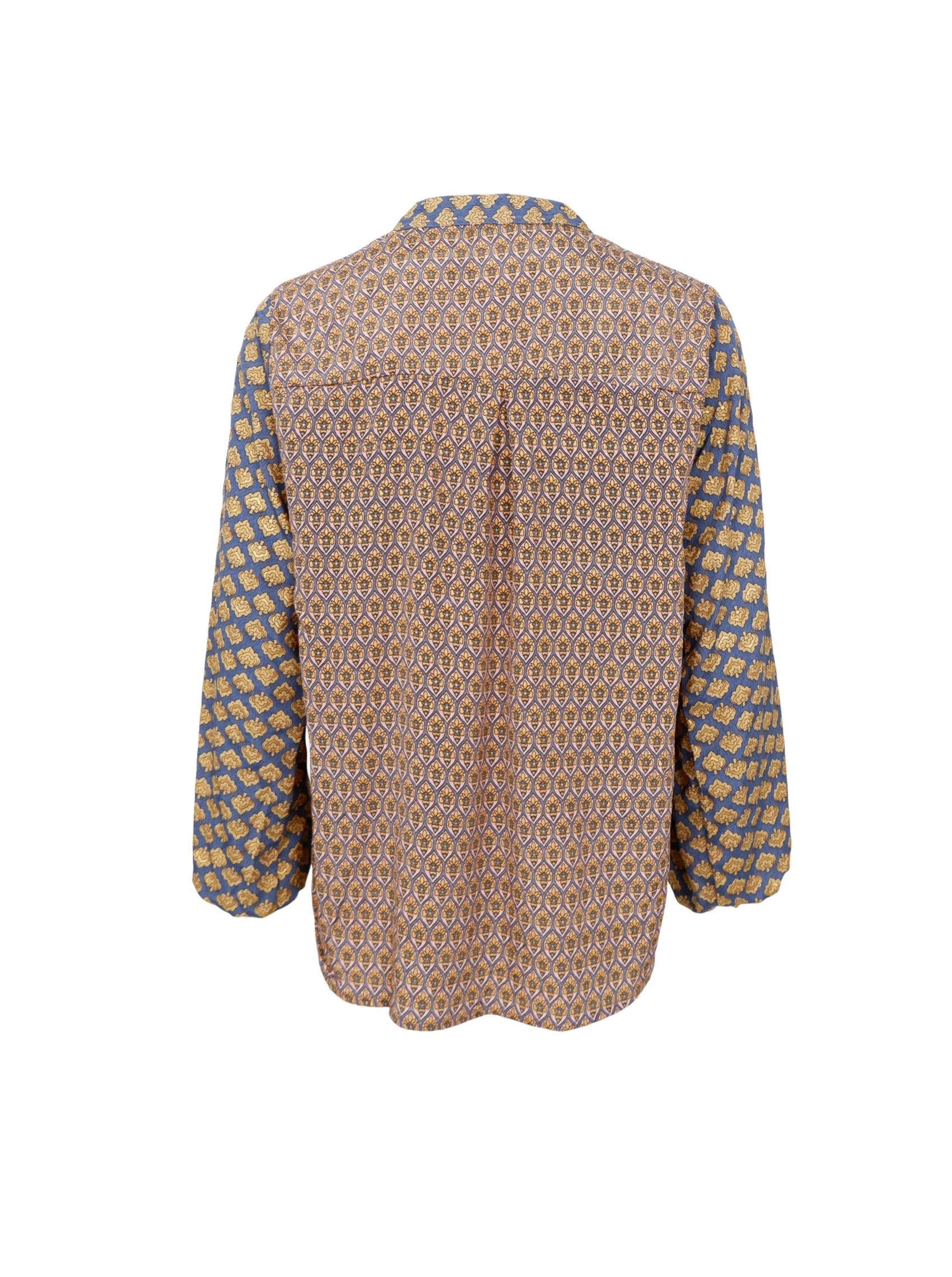 Luna Blouse, Blue Multi