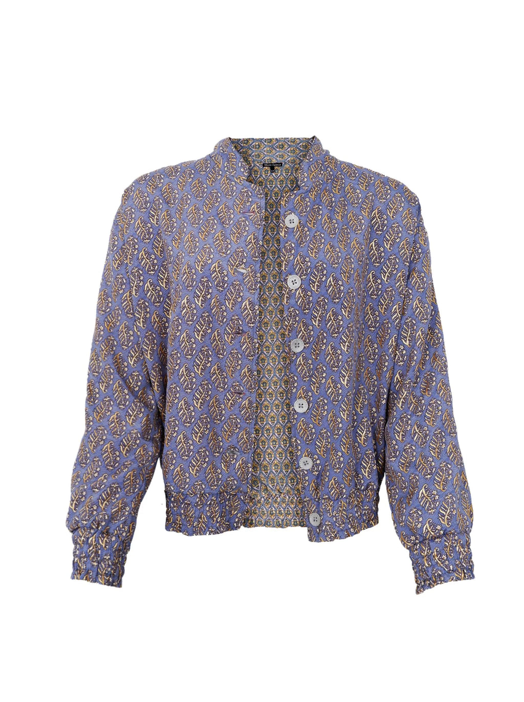 Luna Reversible Bomber Jacket, Blue Mist