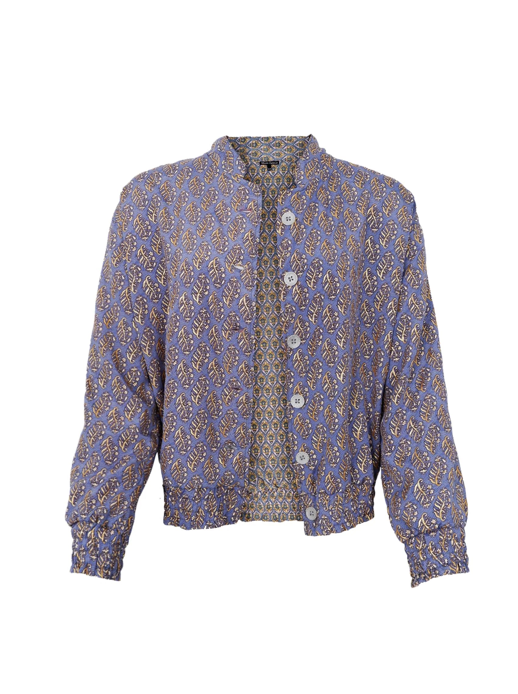 Luna Reversible Bomber Jacket, Blue Mist