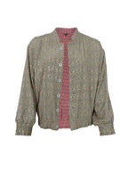 Luna Reversible Bomber Jacket, Indie Berry