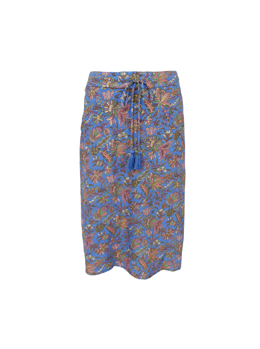 Luna Midi Skirt, Violet Blue