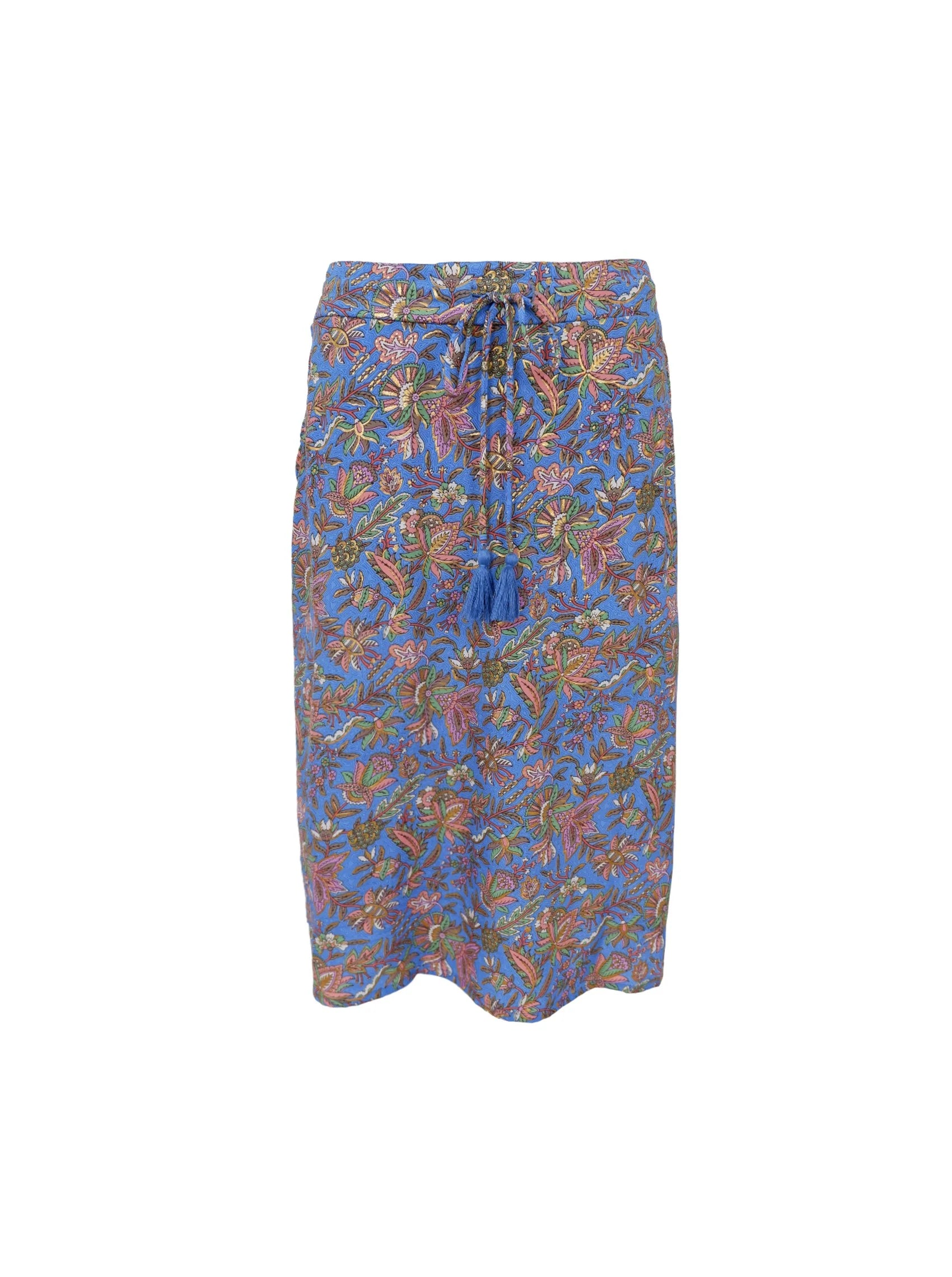 Luna Midi Skirt, Violet Blue