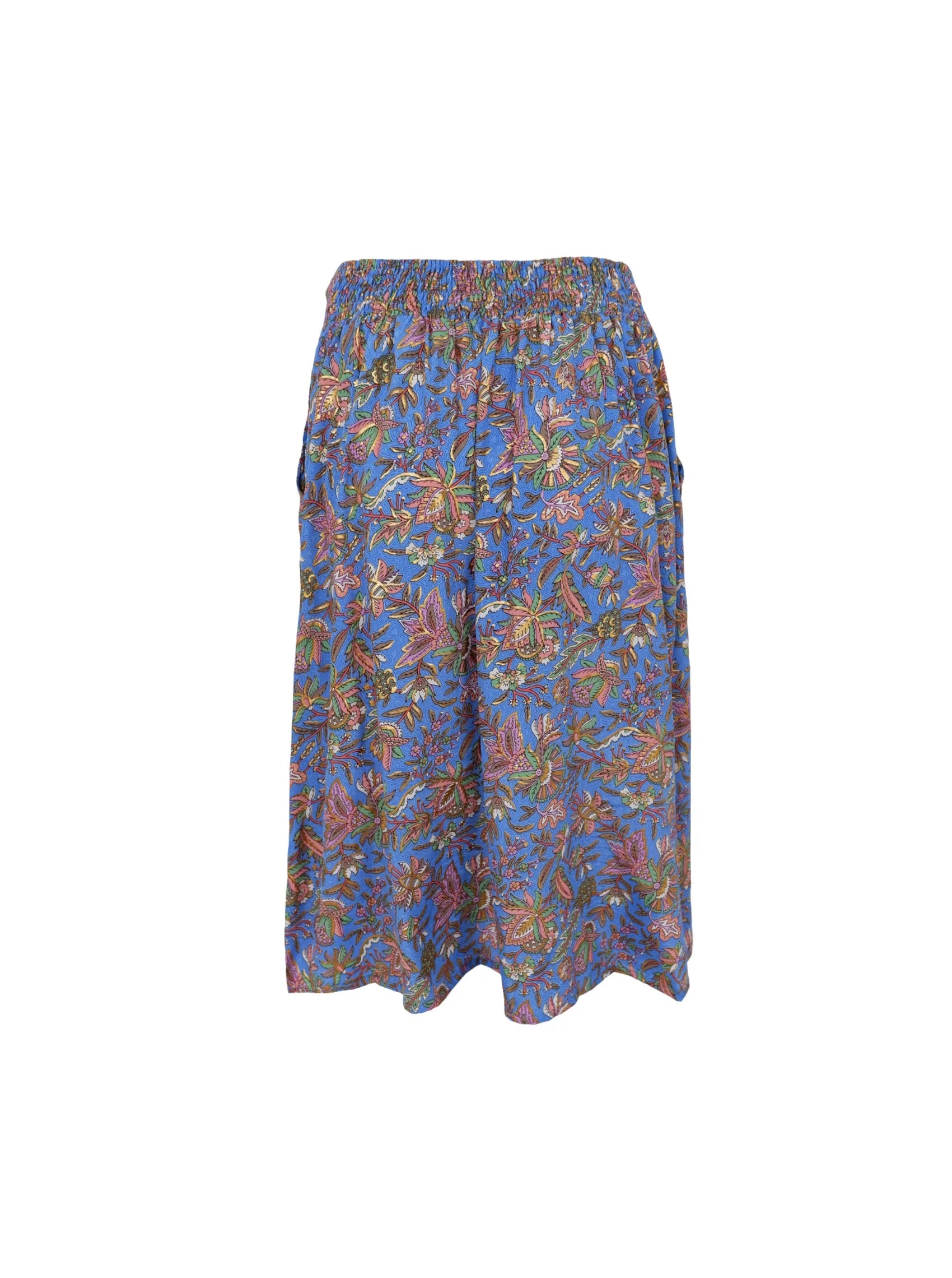 Luna Midi Skirt, Violet Blue