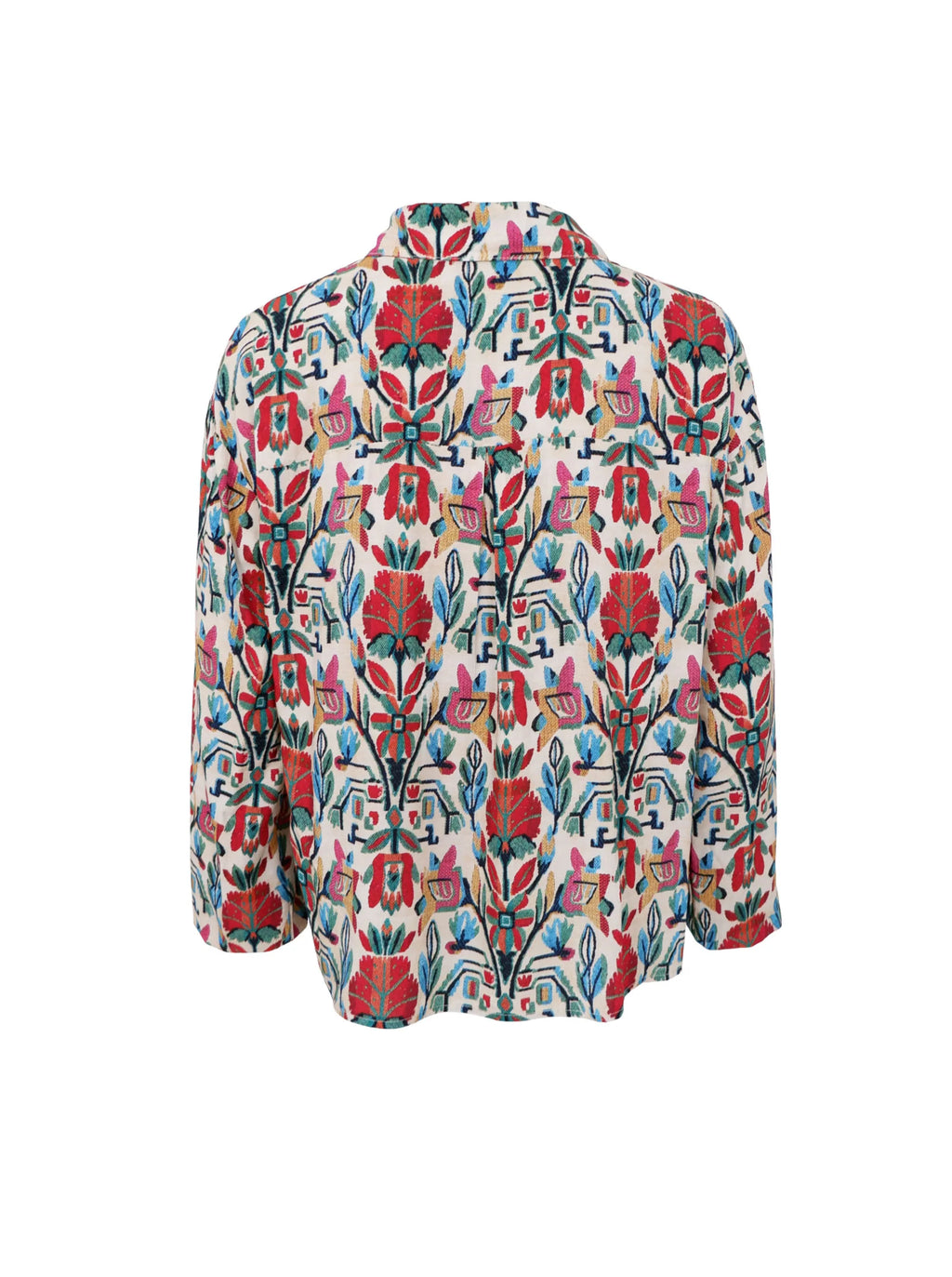 Panama Shirt, Botanic Red