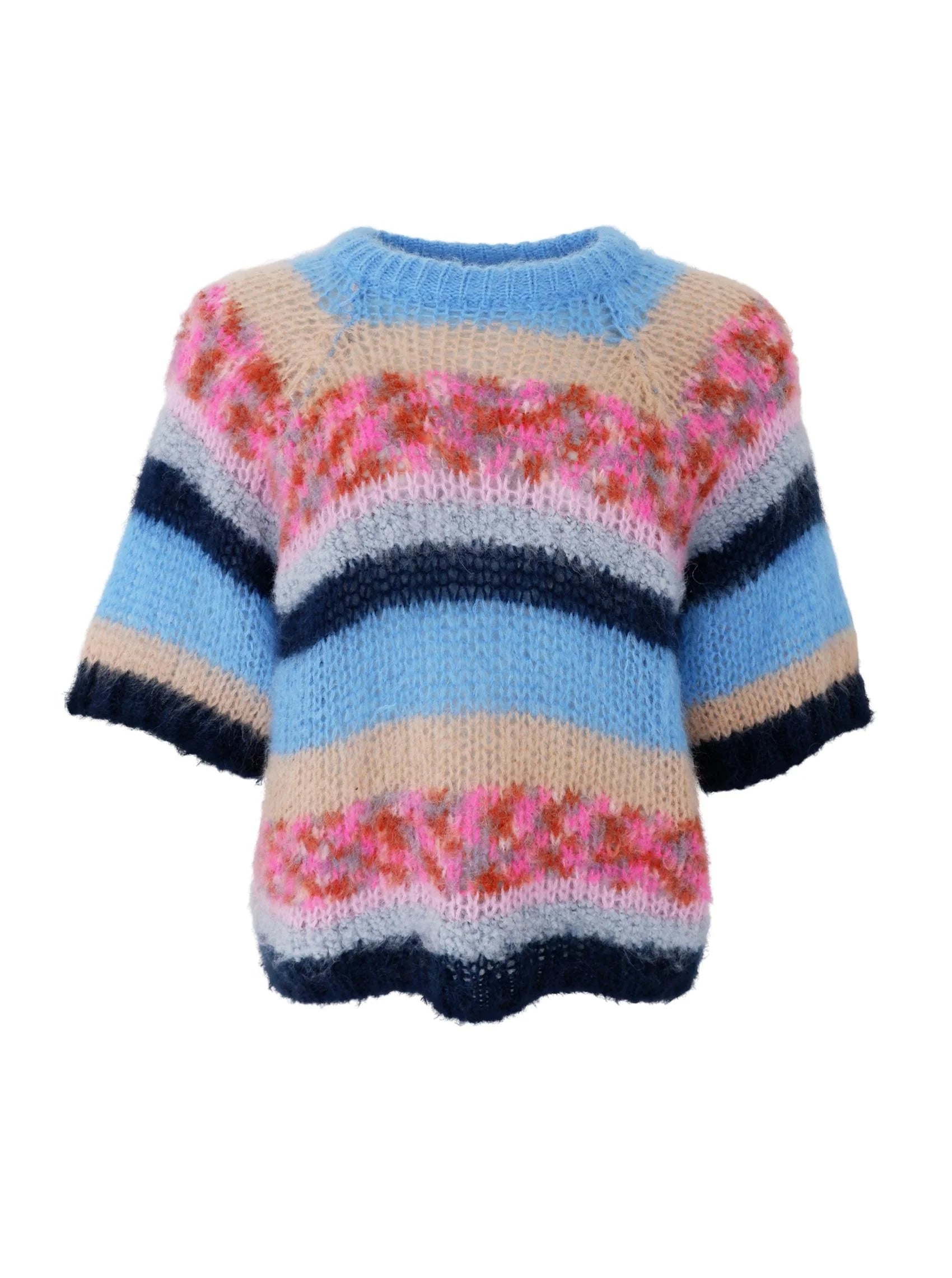Sophie Striped Jumper, Blue Multi