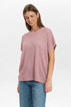Darlene Glimmer Pullover, Peony