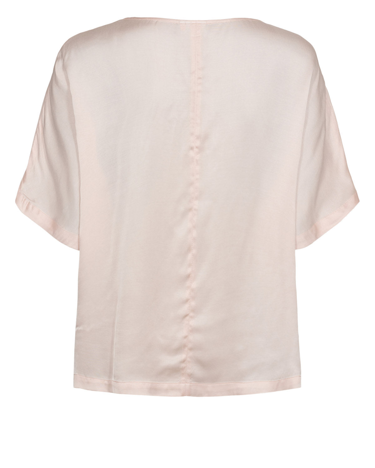 Sinan Short-Sleeve Blouse, Mangano Calcite