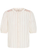 Adi Blouse, Honeysuckle Stripe