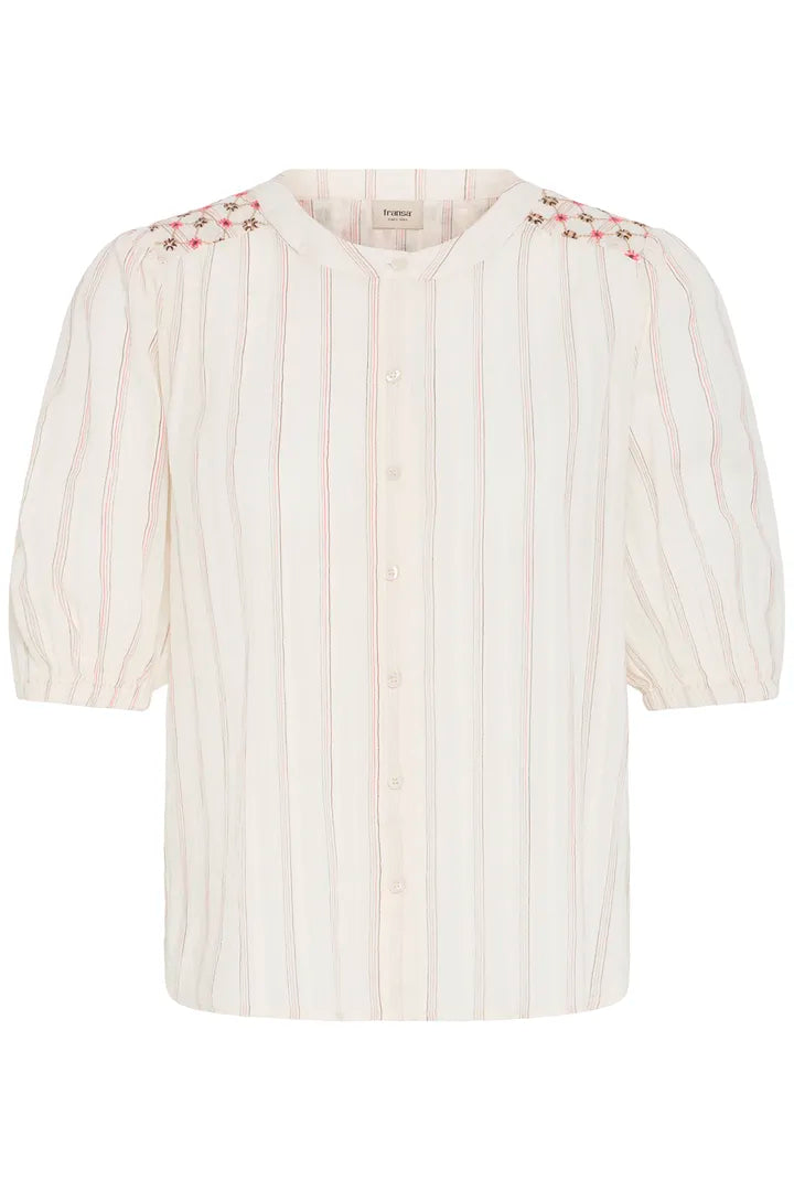 Adi Blouse, Honeysuckle Stripe