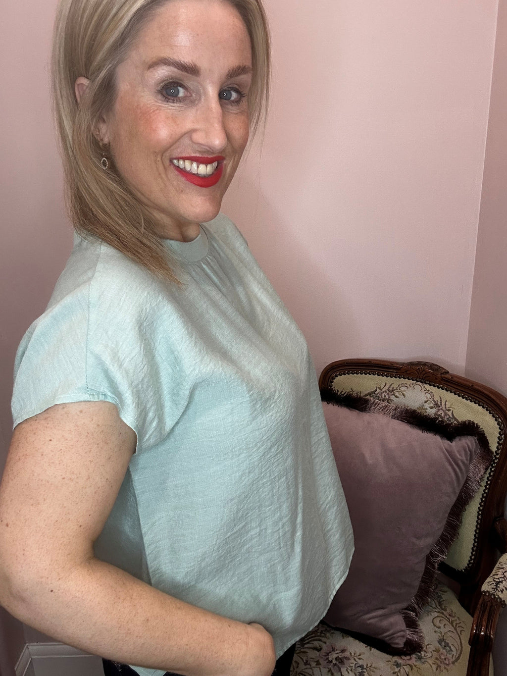 Ariana Blouse, Desert Sage