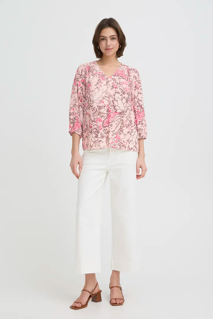 Ariana Blouse, Lotus Bouquet
