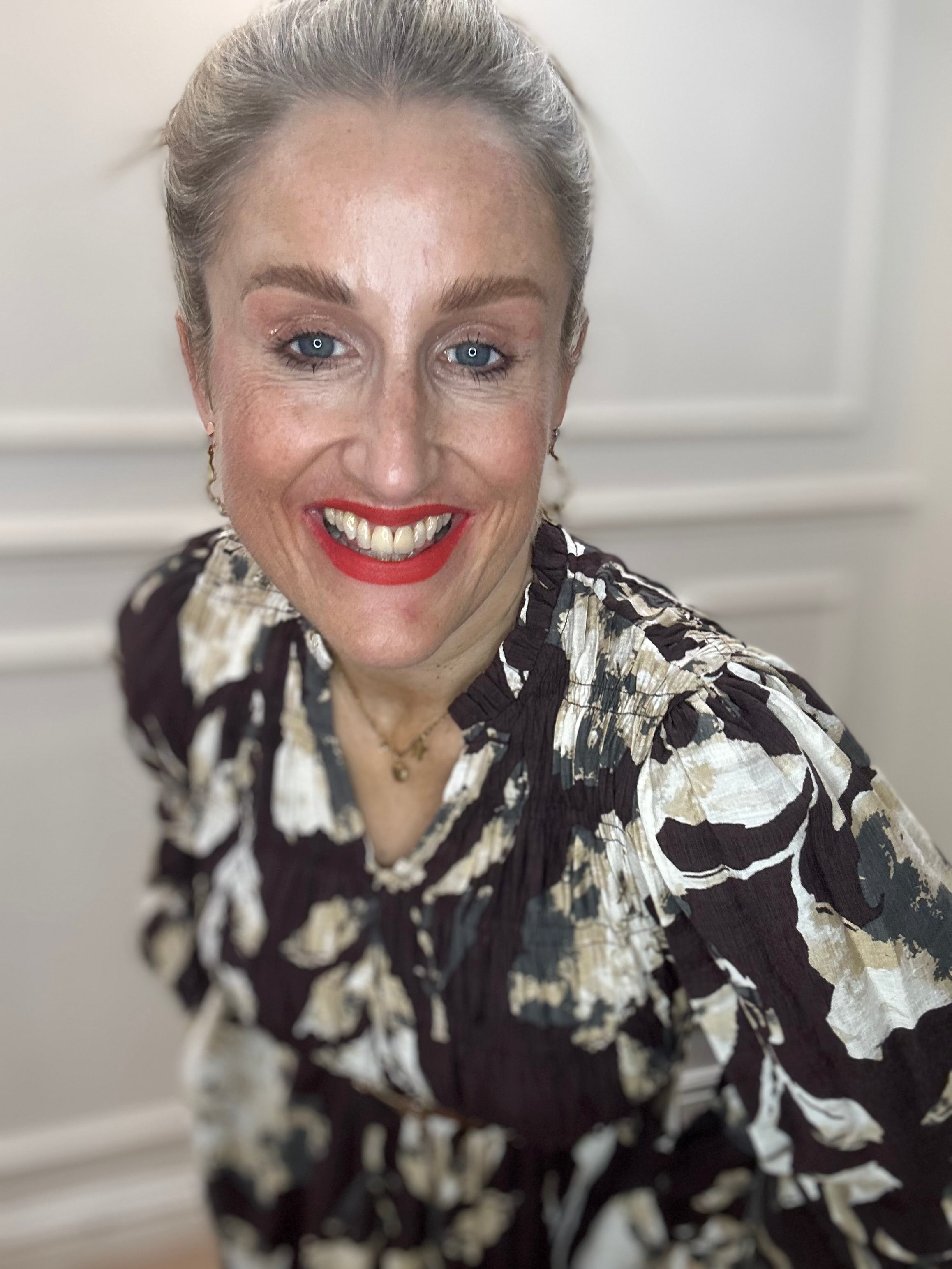 Ariana Dress, Floral Fudge design