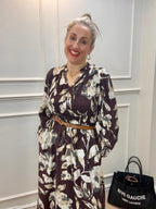 Ariana Dress, Floral Fudge design