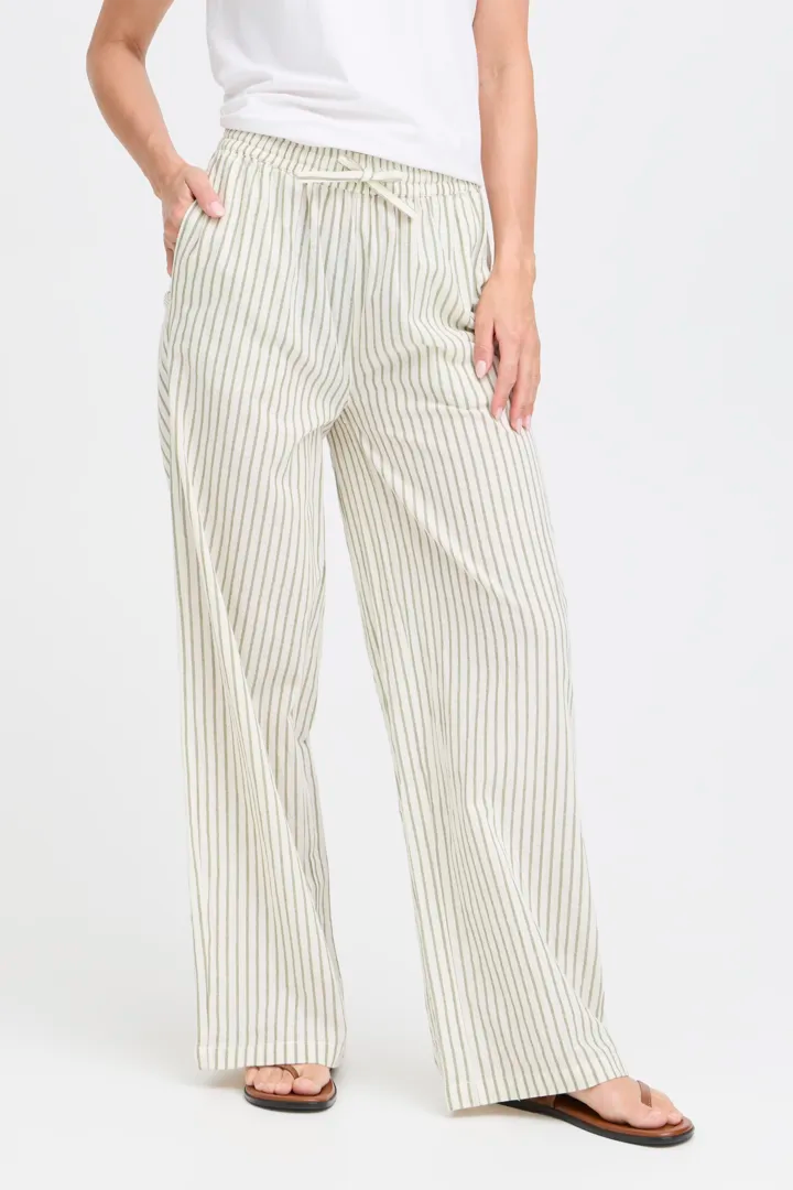 Bonnie Trouser, Cashmere Blue Stripe