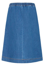 Chicago Skirt, Mid-Blue Denim