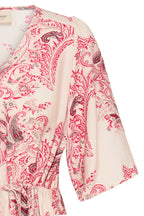 Dara Dress, Pink and Red print