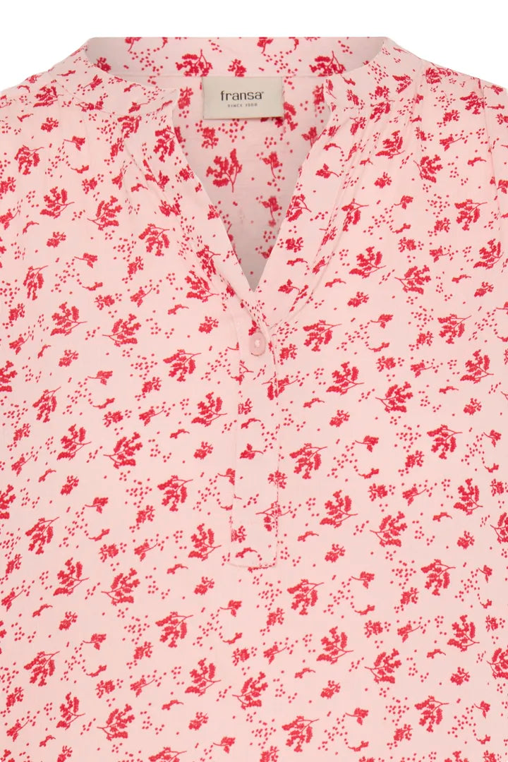 Easy Blouse, Dot Branch Pink