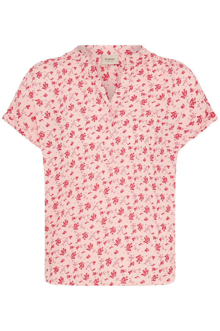 Easy Blouse, Dot Branch Pink