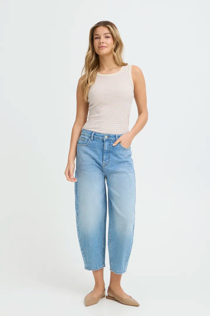 Hozana Sleeveless Top, Hydrangea Stripe