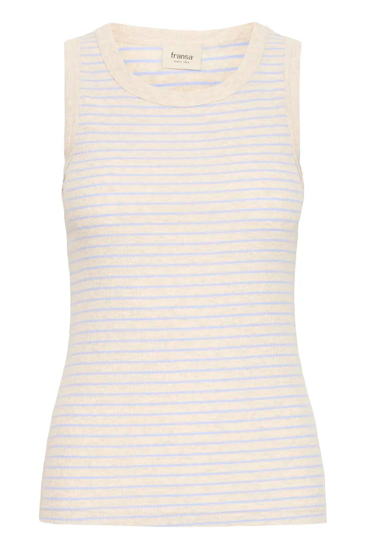 Hozana Sleeveless Top, Hydrangea Stripe