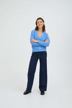 Kamia Cardigan, Della Robbia Blue