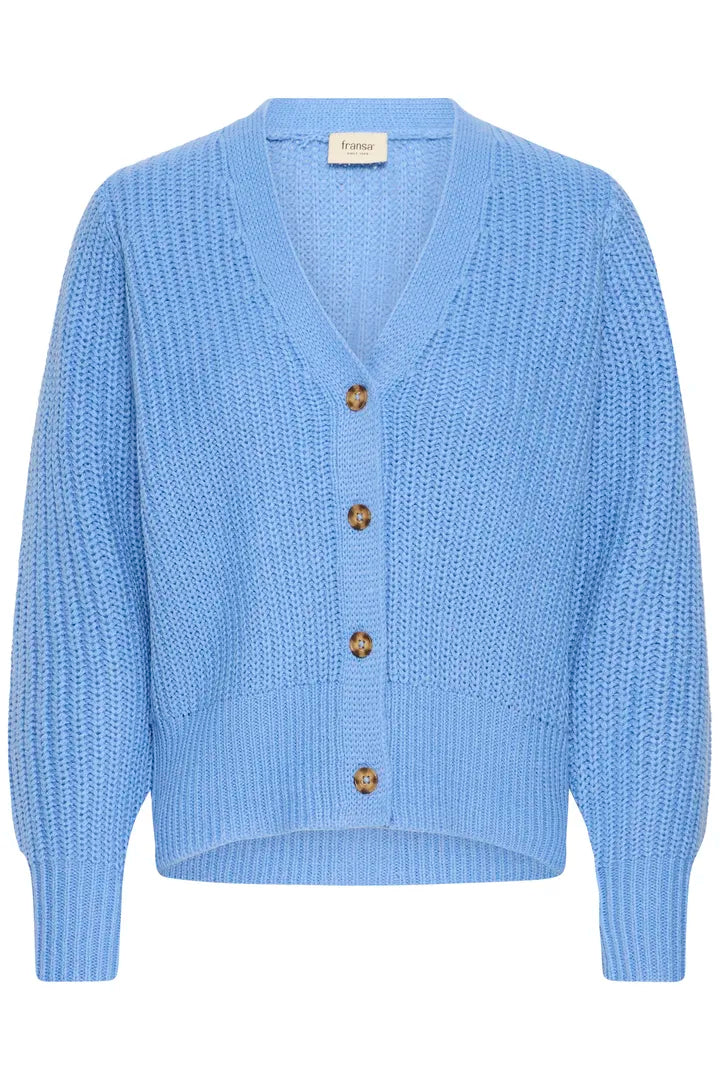 Kamia Cardigan, Della Robbia Blue