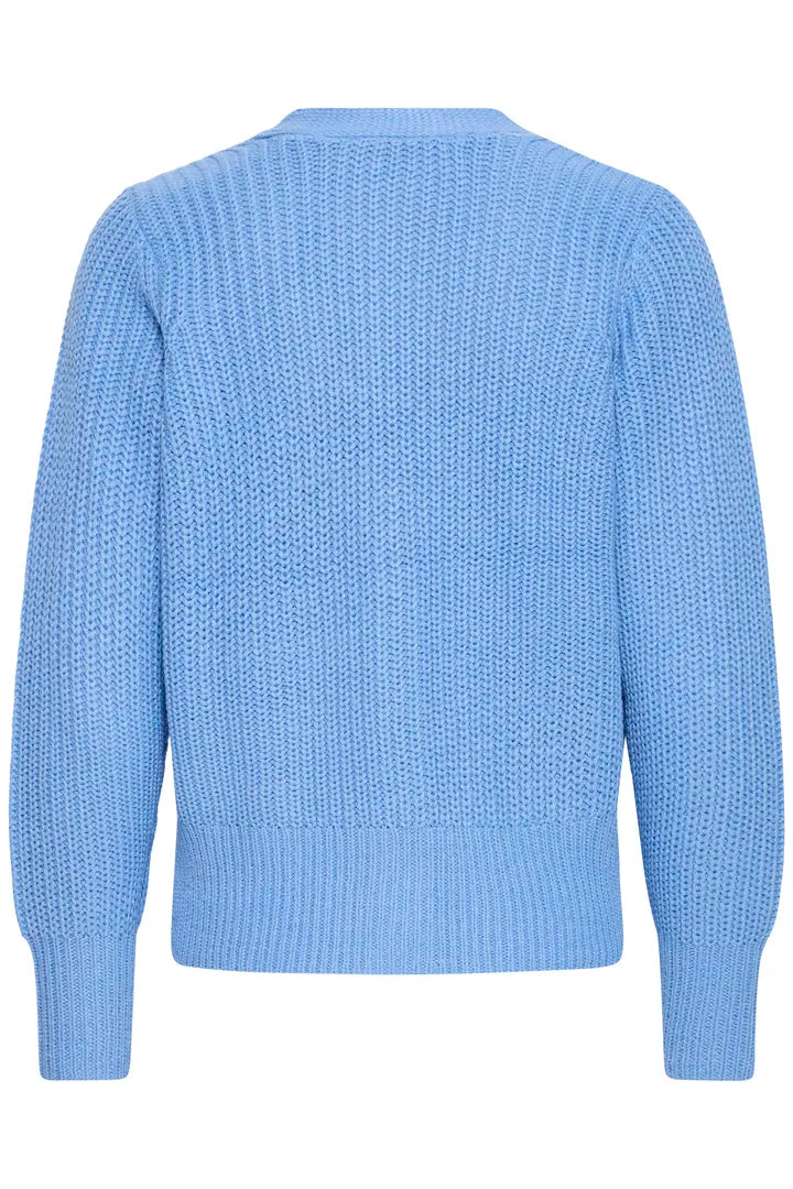 Kamia Cardigan, Della Robbia Blue